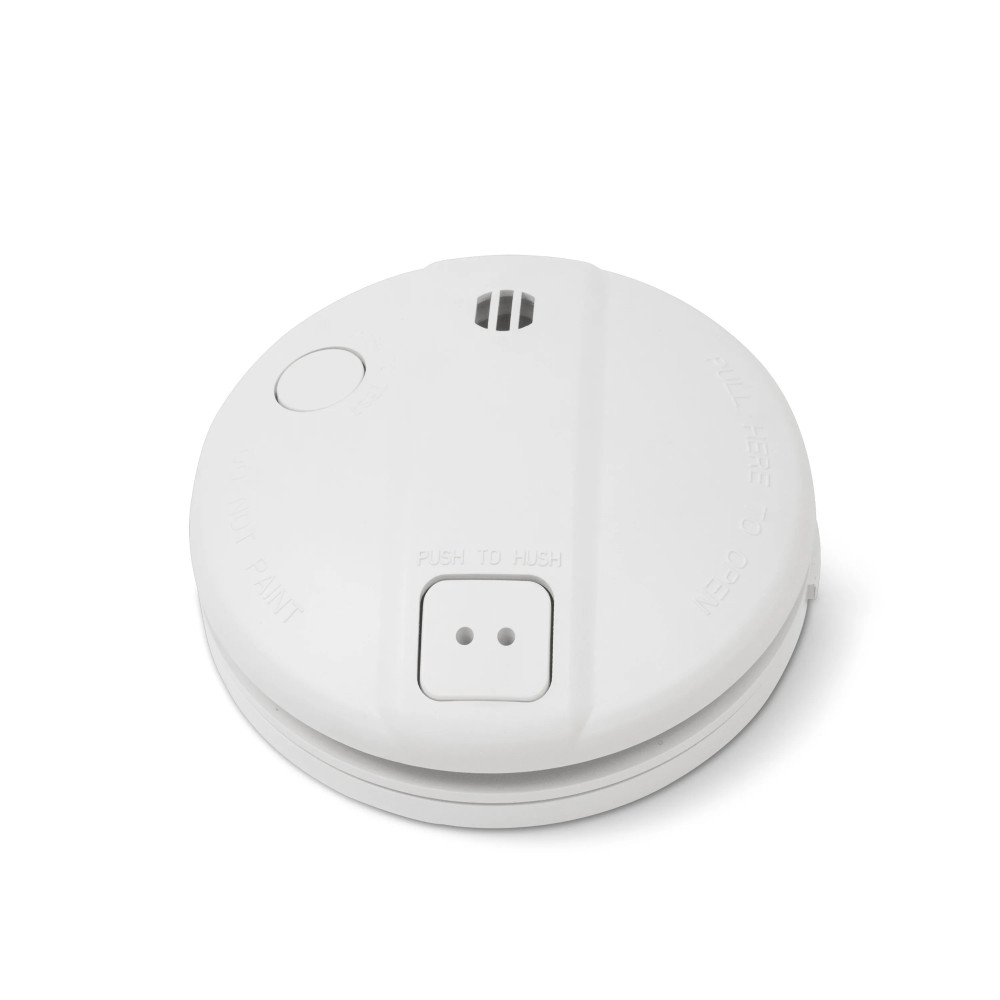 Produktbild för Rökdetektor 230V med 9V batteribackup, sammankoppling upp ti...