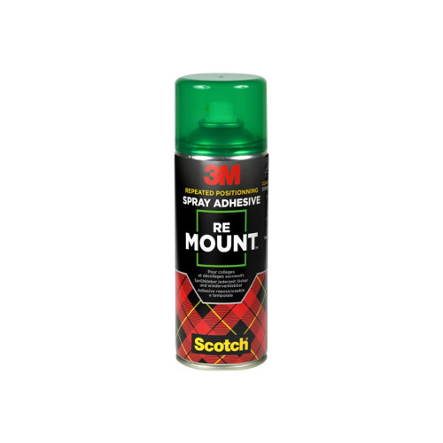 3M 3M Scotch ReMount - limsprej - transparent - syntetisk elastomer