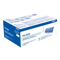 Produktbild för Brother TN3520 - svart - original - tonerkassett