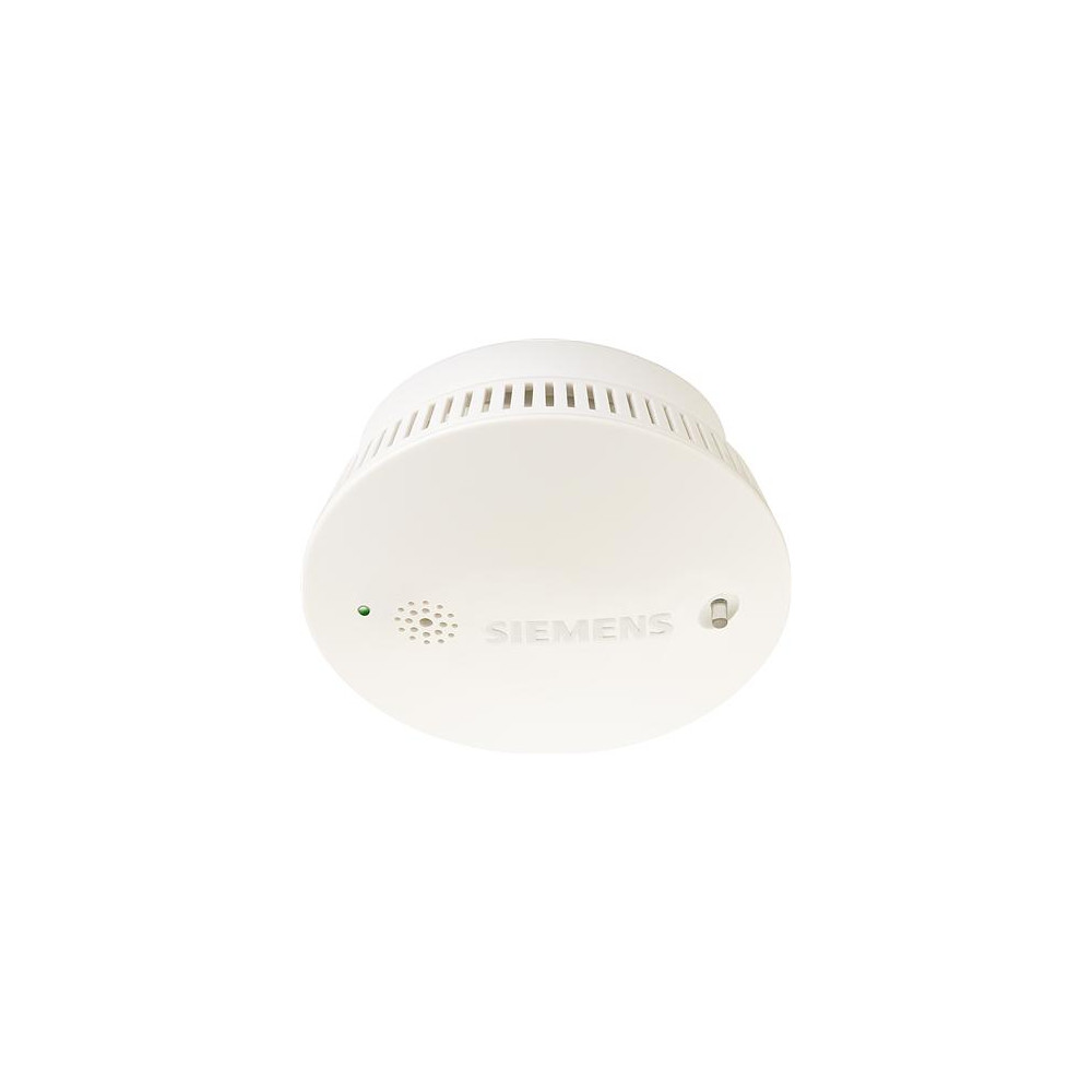 Produktbild för Siemens rökdetektor/rökvarn SD230N titanvit för 230V med 9V...