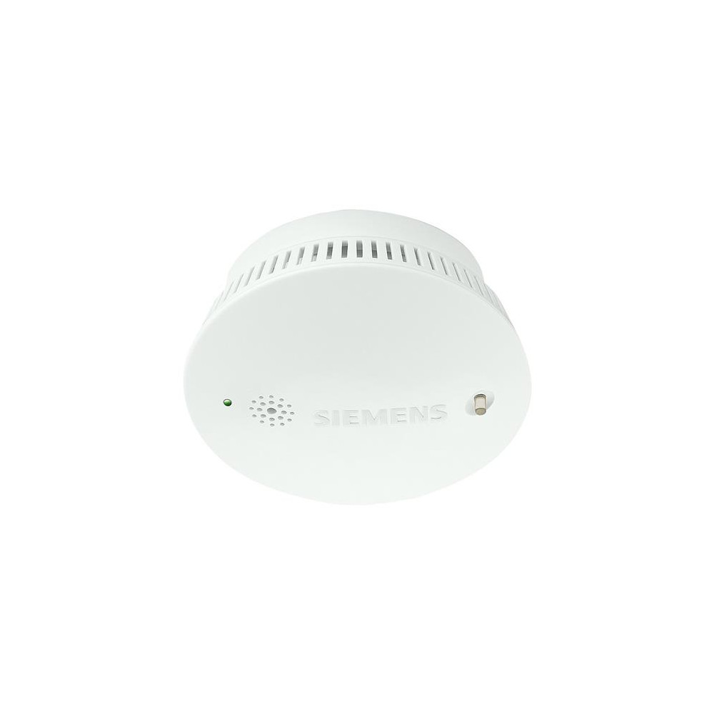 Produktbild för Siemens rökdetektor/rökvarn SD230N titanvit för 230V med 9V...