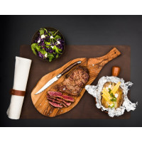 Produktbild för Laguiole Tradition Stekknivar mörkt trä
