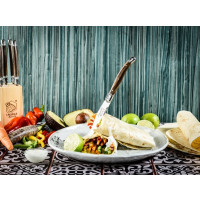 Produktbild för Laguiole Tradition Stekknivar mörkt trä