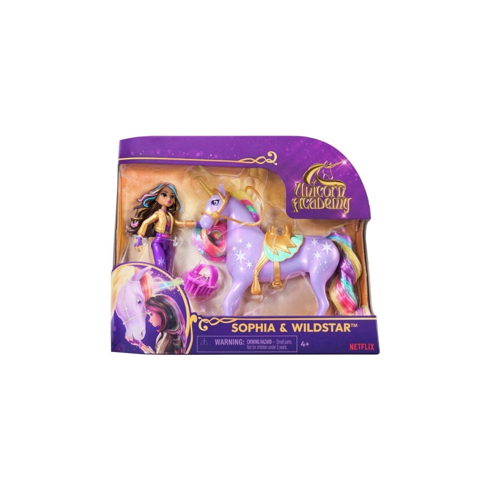 Produktbild för Unicorn Academy Doll & Unicorn