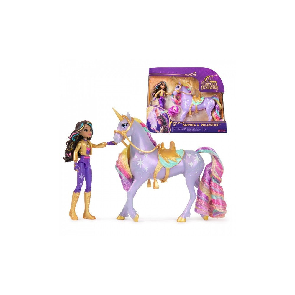 Produktbild för Unicorn Academy Doll & Unicorn
