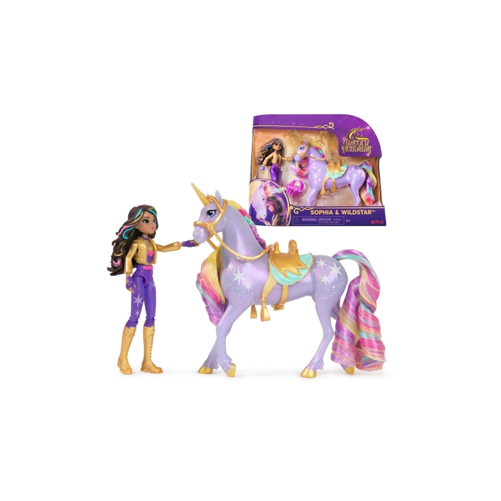 Produktbild för Unicorn Academy Doll & Unicorn