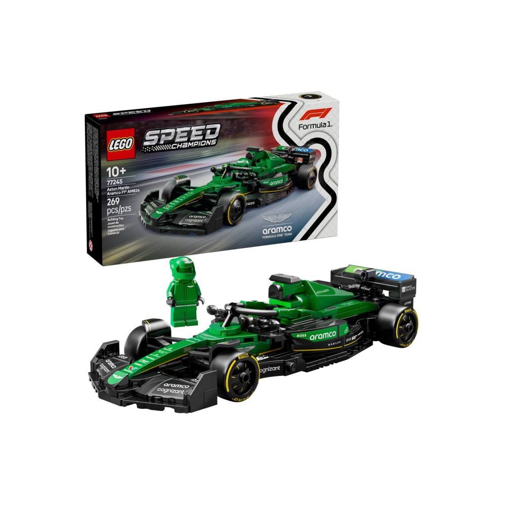 Produktbild för LEGO Speed Champions 77245 - Aston Martin Aramco F1 AMR24 Race Car - byggsats