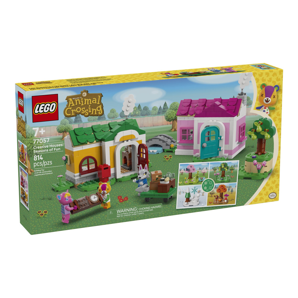 Produktbild för LEGO Animal Crossing 77057 - Kreativa hus: Säsonger av roligheter - byggsats