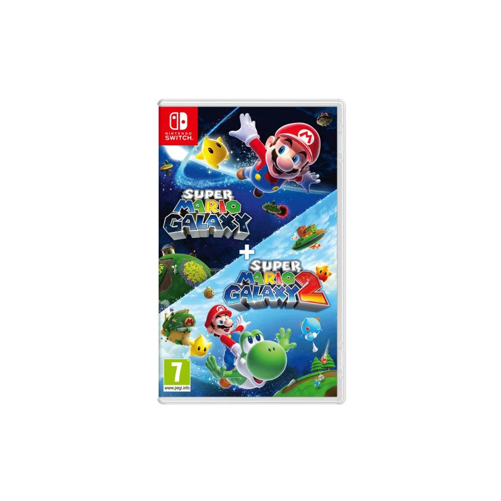 Produktbild för Super Mario Galaxy + Super Mario Galaxy 2