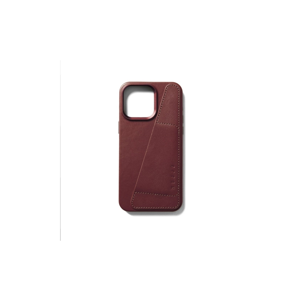Produktbild för Mujjo iPhone 15 Pro Max plånboksfodral i läder