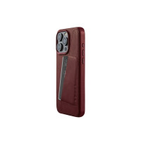 Produktbild för Mujjo iPhone 15 Pro Max plånboksfodral i läder