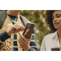 Produktbild för Mujjo iPhone 15 Pro Max plånboksfodral i läder