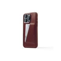 Produktbild för Mujjo iPhone 15 Pro Max plånboksfodral i läder