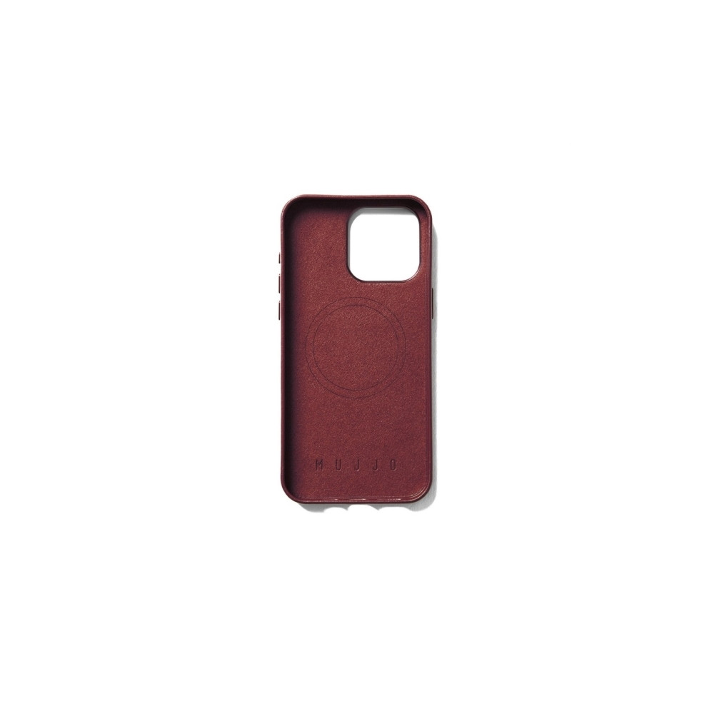 Produktbild för Mujjo iPhone 15 Pro Max plånboksfodral i läder