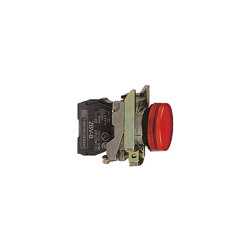 SCHNEIDER ELECTRIC Schneider Electric XB4BVM4, Röd, IP66, CSA, 230-240 V, 2,2 c...