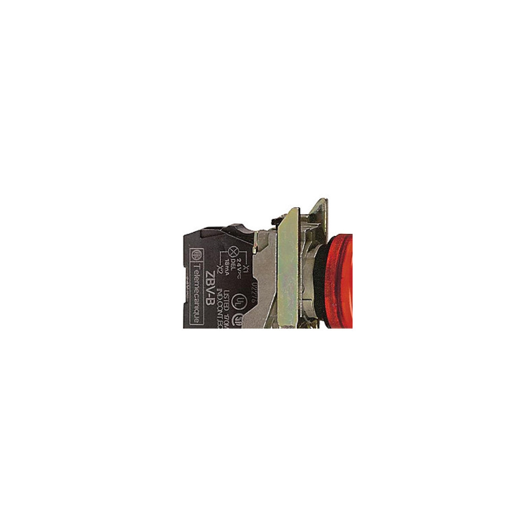 Produktbild för Schneider Electric XB4BVM4, Röd, IP66, CSA, 230-240 V, 2,2 c...