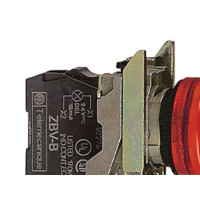 Produktbild för Schneider Electric XB4BVM4, Röd, IP66, CSA, 230-240 V, 2,2 c...
