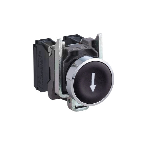 SCHNEIDER ELECTRIC Schneider Electric XB4, Knapp, Svart, IP66, IK06, Klass I, 8...