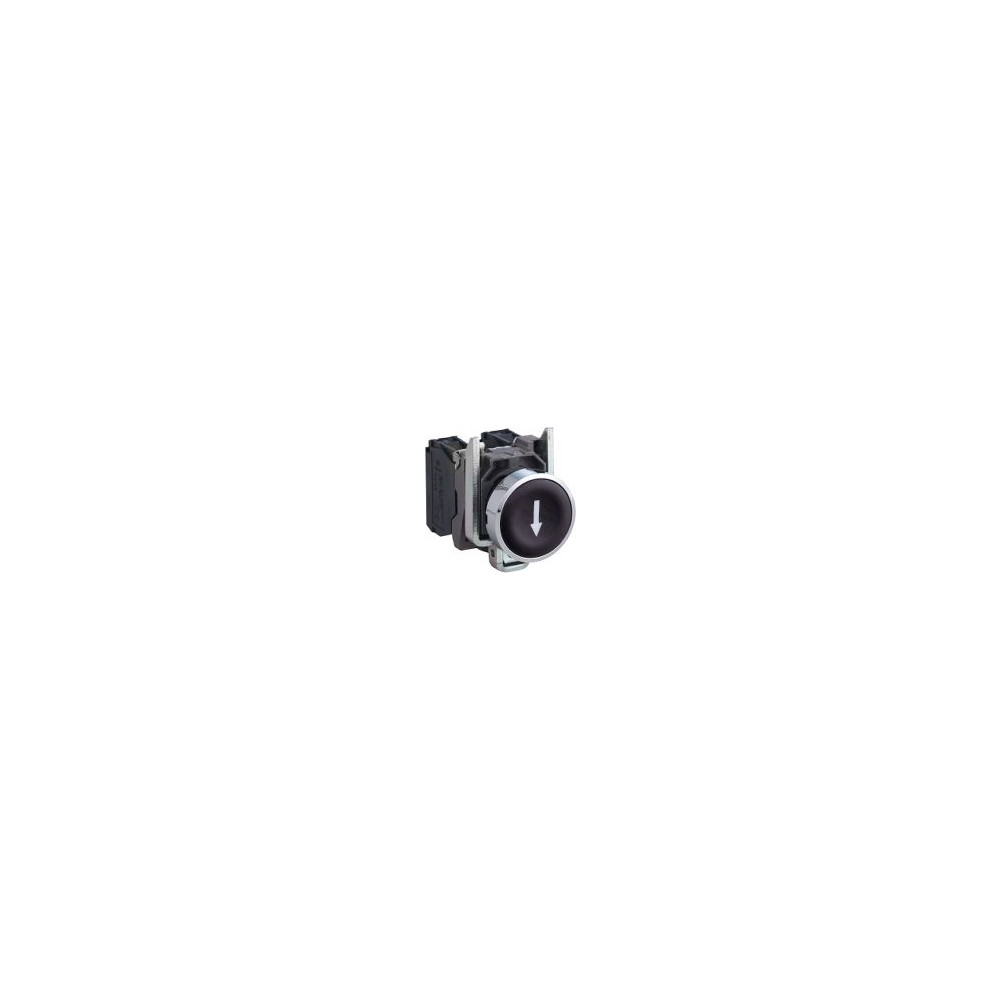 Produktbild för Schneider Electric XB4, Knapp, Svart, IP66, IK06, Klass I, 8...