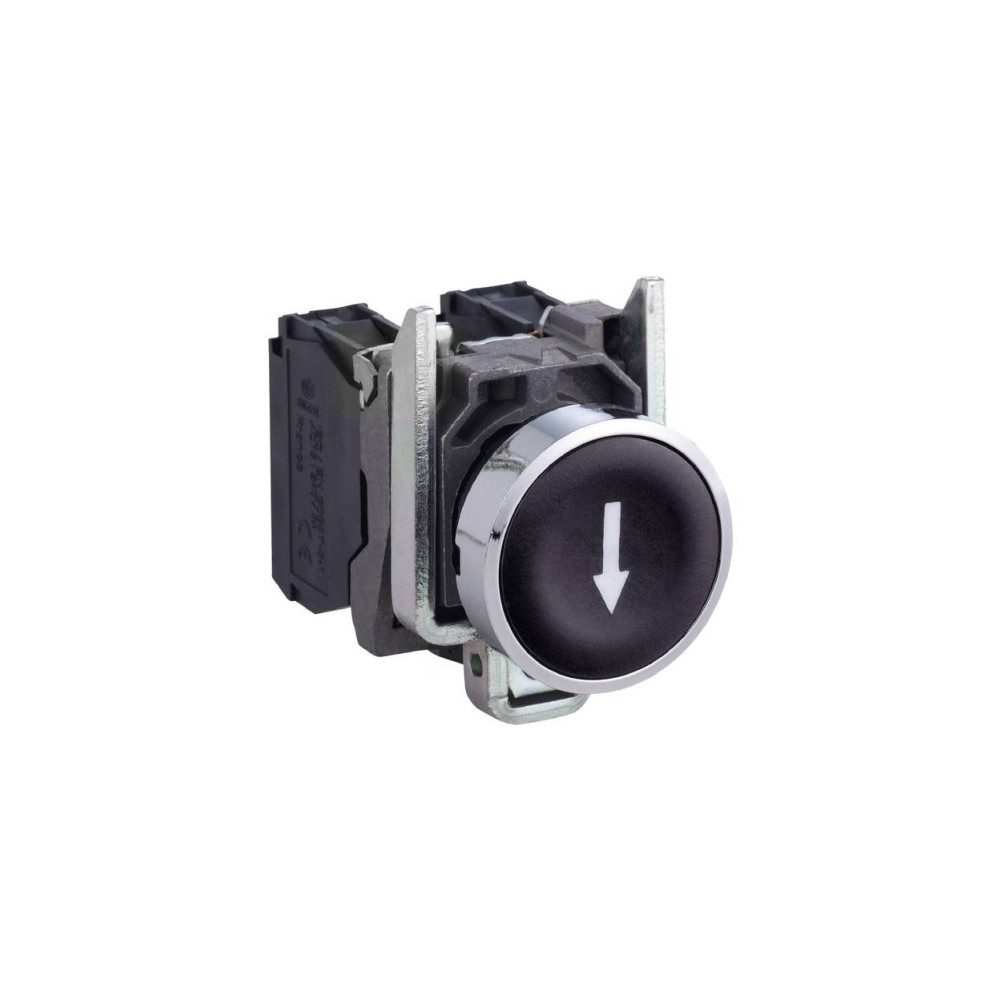 Produktbild för Schneider Electric XB4, Knapp, Svart, IP66, IK06, Klass I, 8...