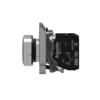Produktbild för Schneider Electric XB4, Knapp, Svart, IP66, IK06, Klass I, 8...
