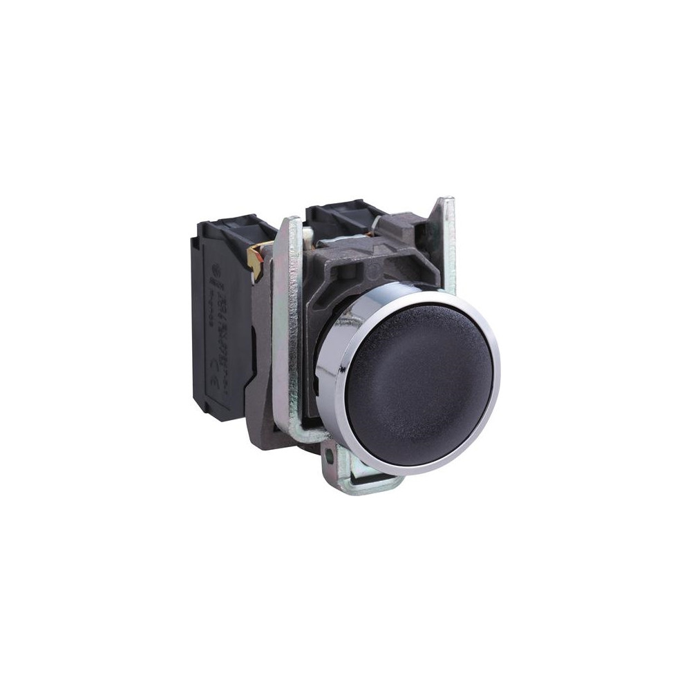 Produktbild för Schneider Electric XB4, Knapp, Svart, IP66, IK06, Klass I, 8...