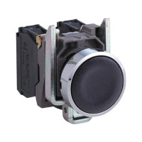Produktbild för Schneider Electric XB4, Knapp, Svart, IP66, IK06, Klass I, 8...