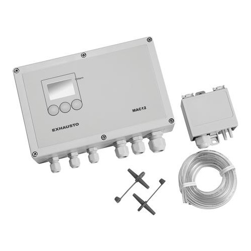 EXHAUSTO EXHAUSTO konstanttrycksregulator MAC12 med analog XTP-sensor...