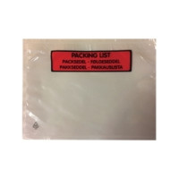 Produktbild för Följesedelomslag C6 med text 175 x 132 mm 30my förpackning á...