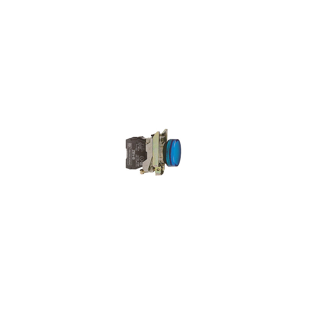 Produktbild för Schneider Electric XB4BVM6, Blå, IP66, CSA, 230-240 V, 2,2 c...