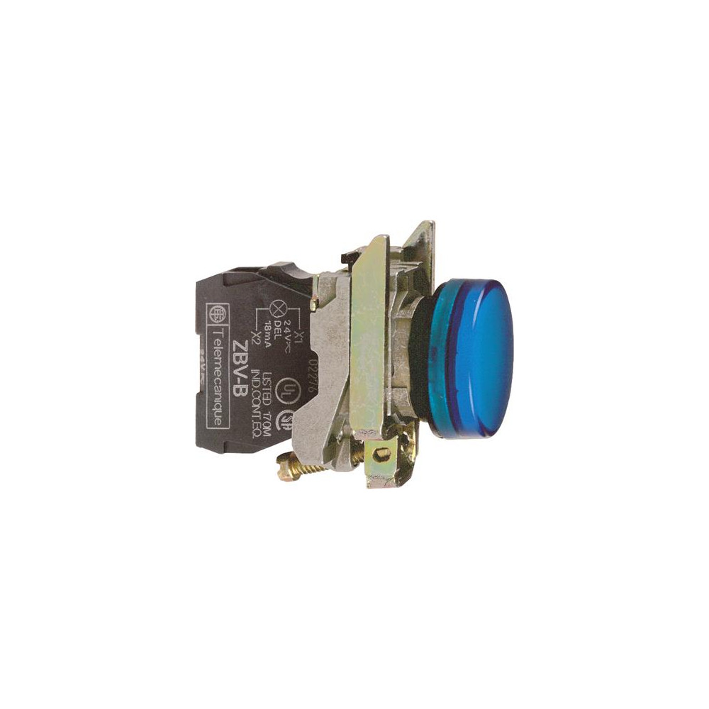 Produktbild för Schneider Electric XB4BVM6, Blå, IP66, CSA, 230-240 V, 2,2 c...