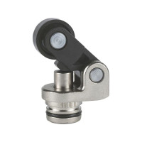 Produktbild för Schneider Panorama sensor ändlägeshuvud, metallstöt med rull...