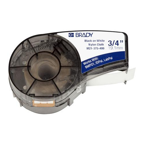 Brady Brady M21-375-595-WT, Vit, Självhäftande skrivaretikett, Vin...
