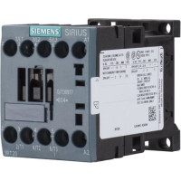 Produktbild för Siemens 3RT20171BB42, Kontaktor, Sort, IP20, 45 mm, 73 mm, 5...