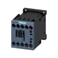 Produktbild för Siemens 3RT20171BB42, Kontaktor, Sort, IP20, 45 mm, 73 mm, 5...