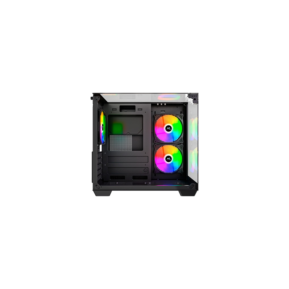 Produktbild för Nordic Gaming NGC-6864, Tower, PC, Svart, micro ATX, Mini-IT...