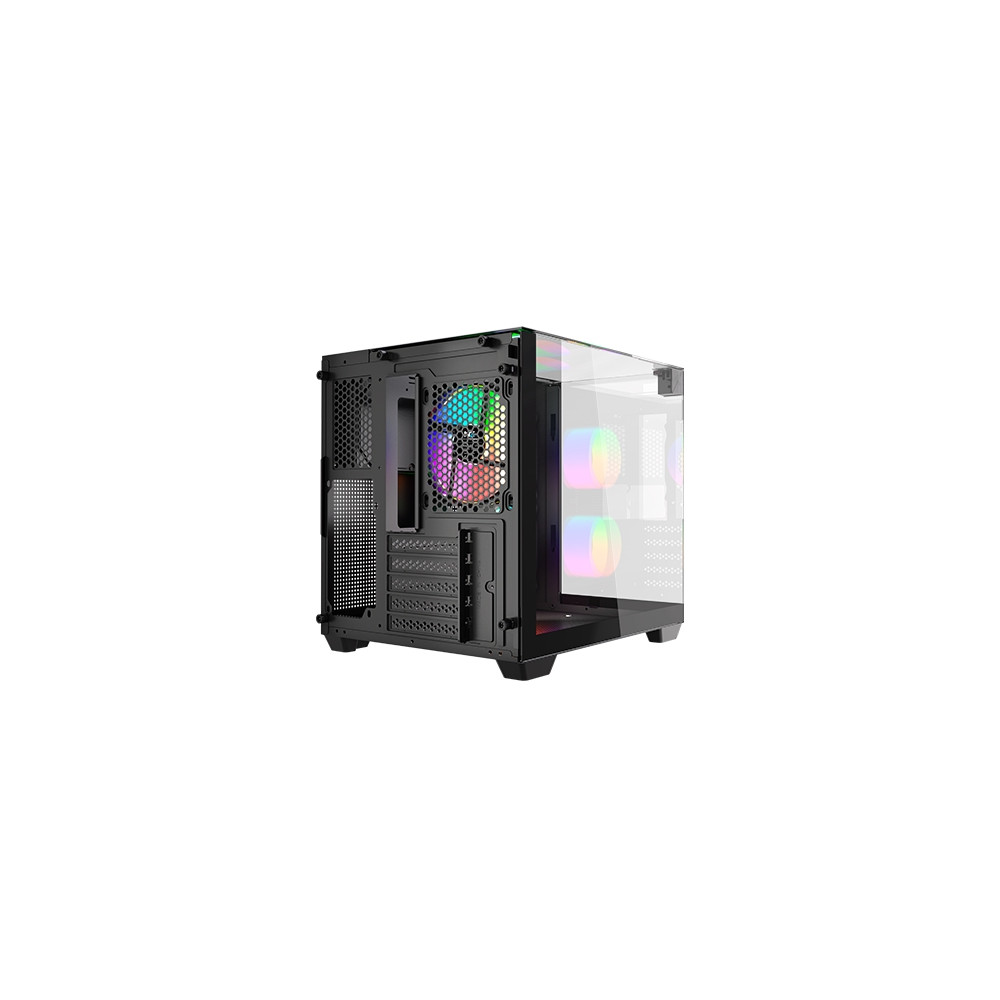Produktbild för Nordic Gaming NGC-6864, Tower, PC, Svart, micro ATX, Mini-IT...