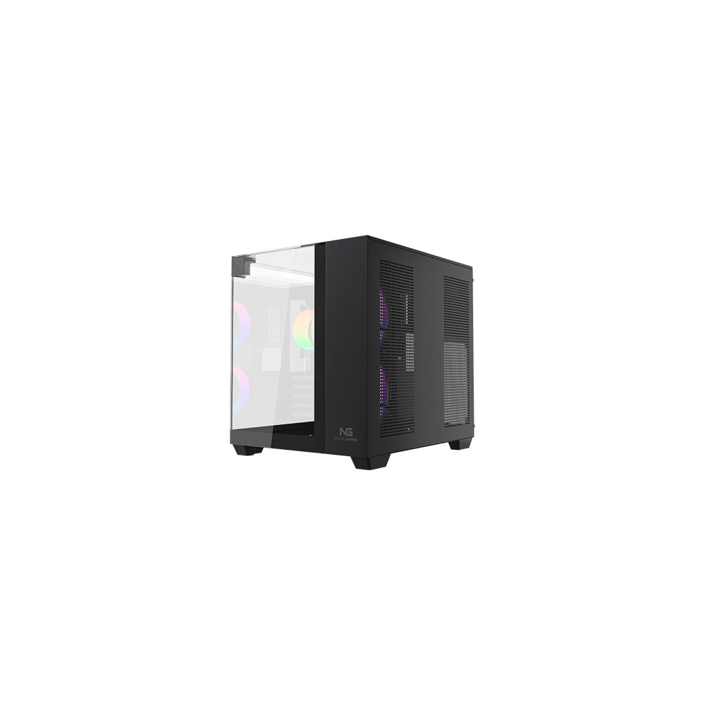 Produktbild för Nordic Gaming NGC-6864, Tower, PC, Svart, micro ATX, Mini-IT...