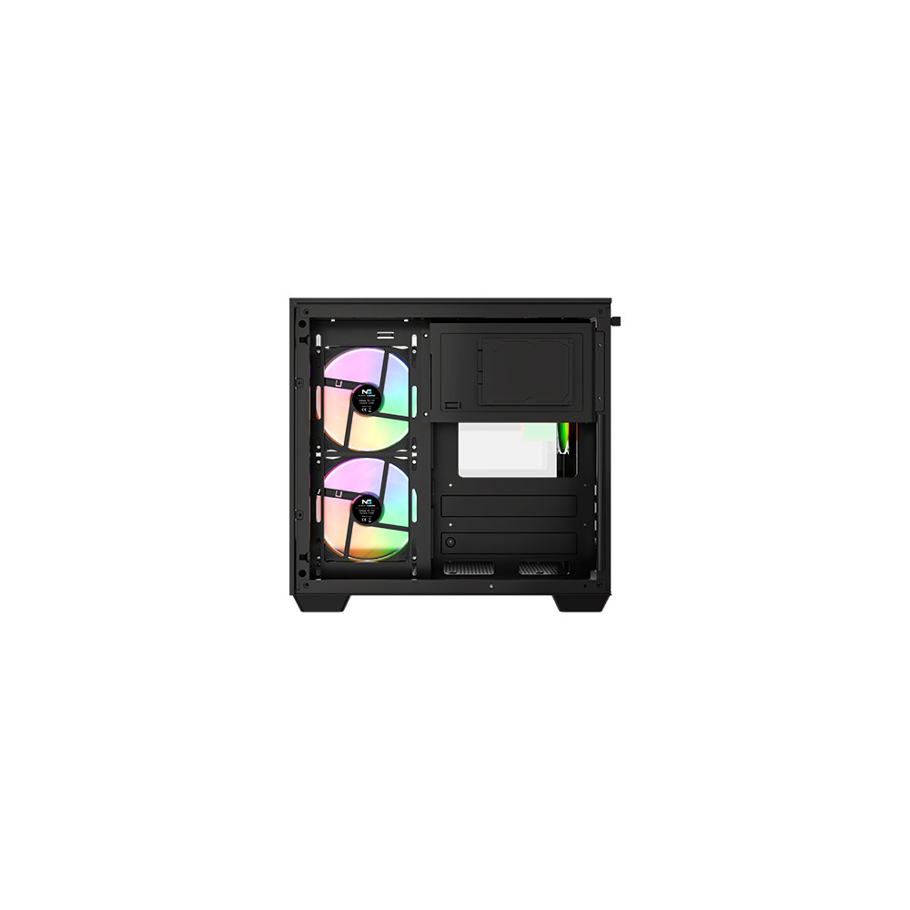 Produktbild för Nordic Gaming NGC-6864, Tower, PC, Svart, micro ATX, Mini-IT...