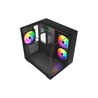 Produktbild för Nordic Gaming NGC-6864, Tower, PC, Svart, micro ATX, Mini-IT...