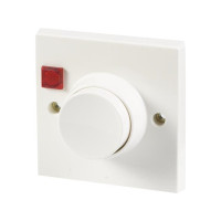 Produktbild för ACELSHOP kolonntypslock vit med LED, ABS, 1NO 10A, spänning...