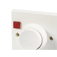 Produktbild för ACELSHOP kolonntypslock vit med LED, ABS, 1NO 10A, spänning...