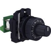 Produktbild för Schneider Electric XB5, Cermet, D 6 mm shaft, IP66, IK03, 48...