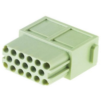 Produktbild för Industriell kontakt Amphenol C146 09140173101 HARTING insats...