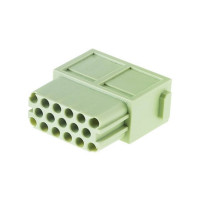 Produktbild för Industriell kontakt Amphenol C146 09140173101 HARTING insats...