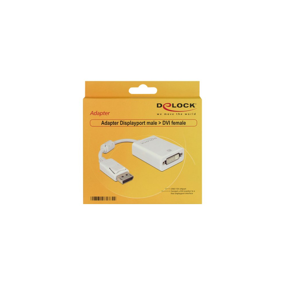 Produktbild för Delock DisplayPort-adapter - 12.5 cm