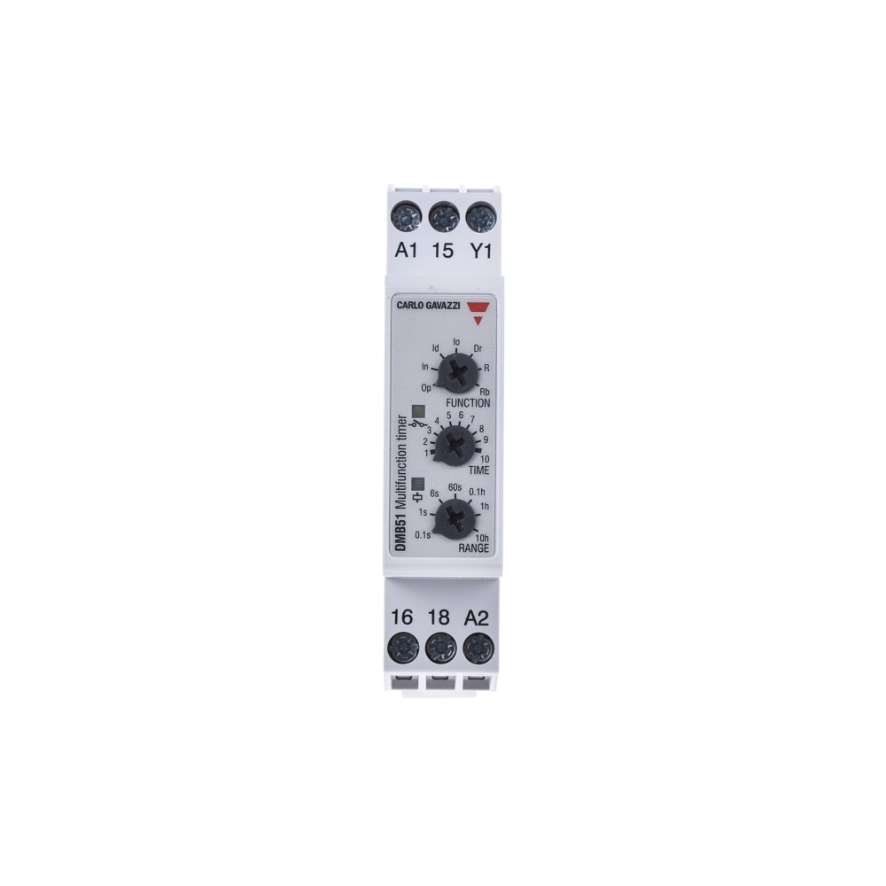 Produktbild för CARLO GAVAZZI Multifunktionstimer, 1CO flytande 5A, 250VAC,...