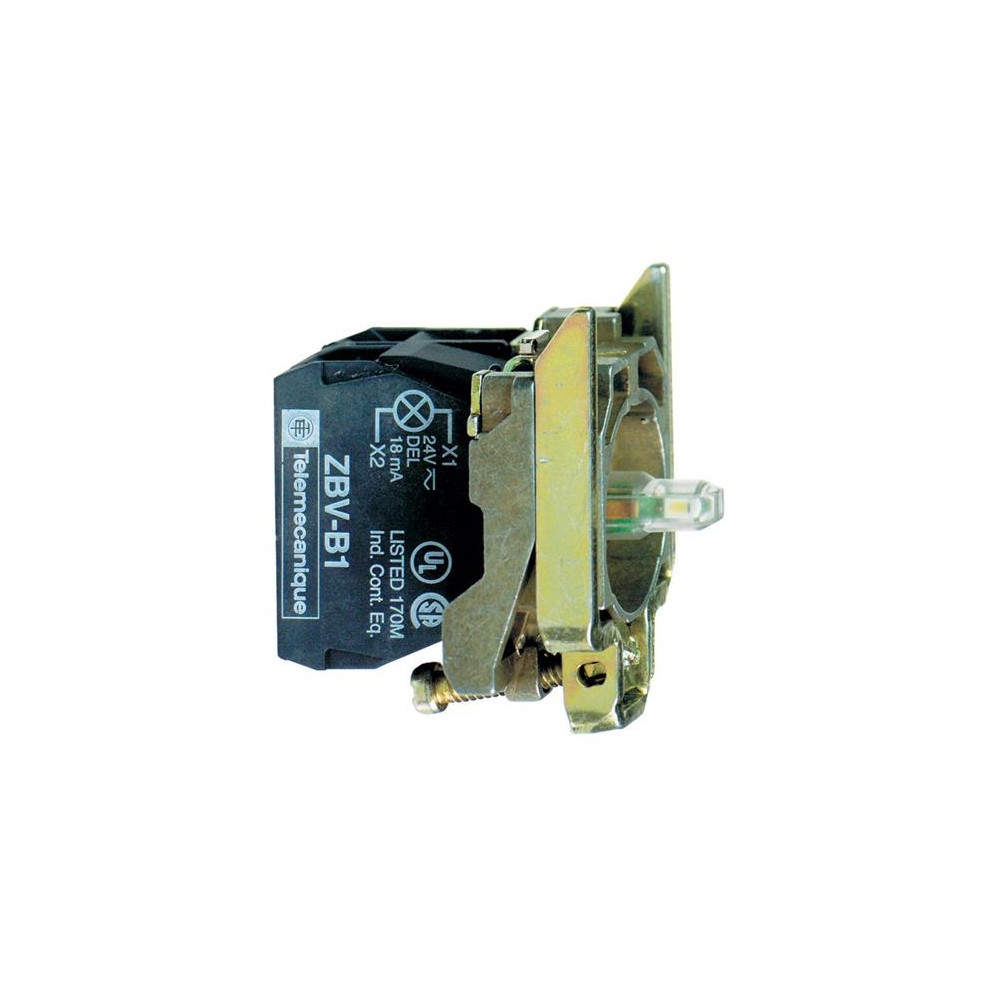 Produktbild för Schneider Electric ZB4BW0B11 Hjälpbrytare, LED-element med f...