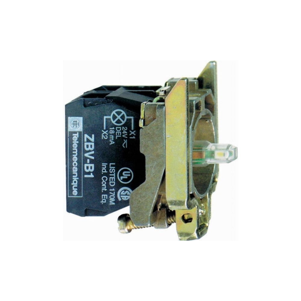 Produktbild för Schneider Electric ZB4BW0B11 Hjälpbrytare, LED-element med f...