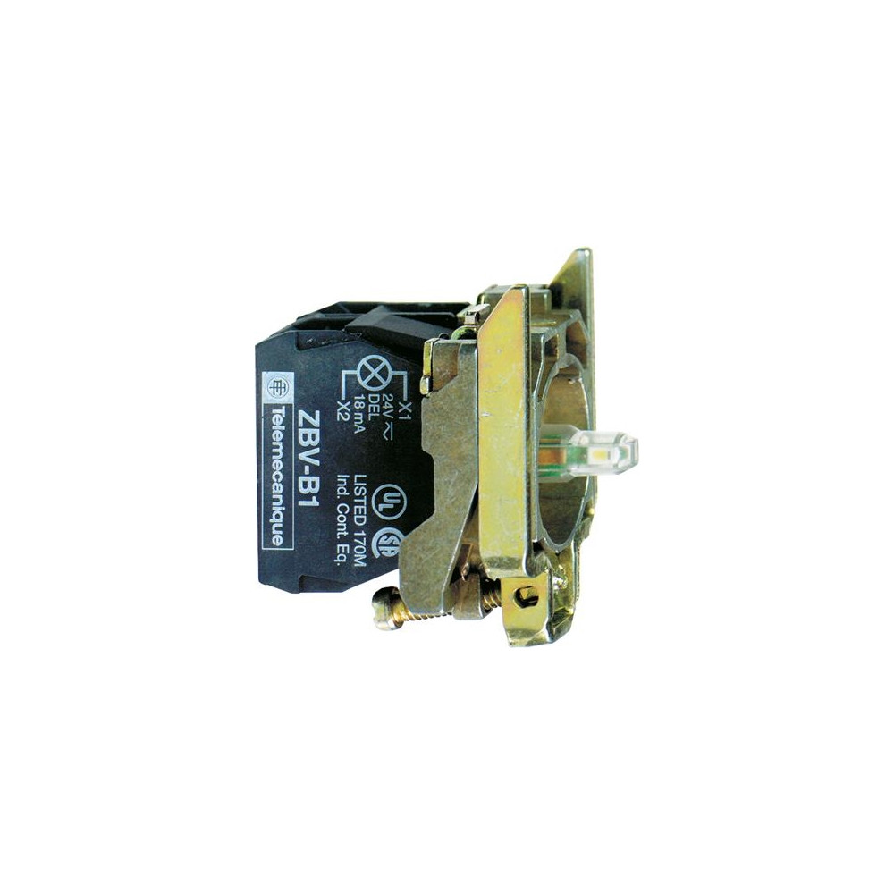 Produktbild för Schneider Electric ZB4BW0B11 Hjälpbrytare, LED-element med f...